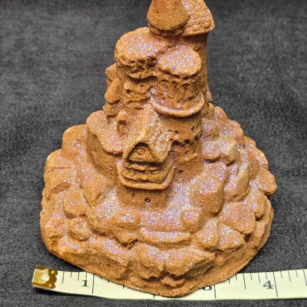 Mr. Sandman Sandcastle Figurine Real Sand Art Sculpture